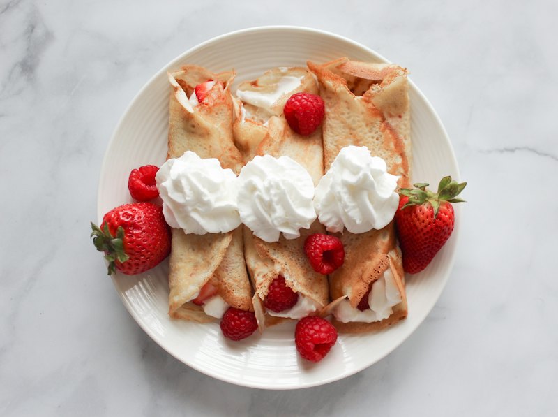 Strawberry Cream Crêpe